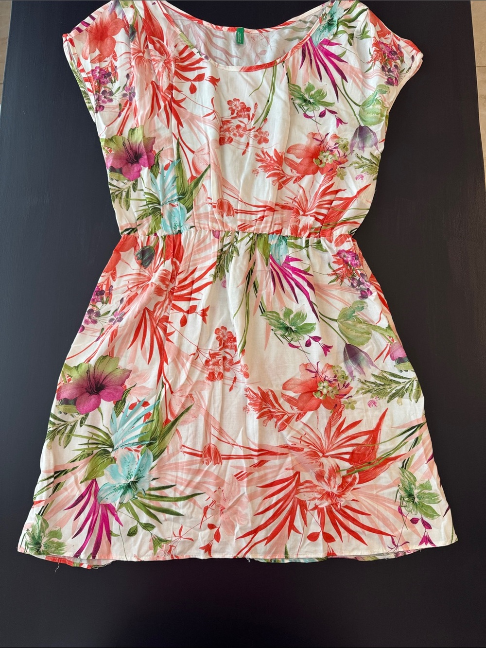 United Colors of Benetton floral print dress size medium
